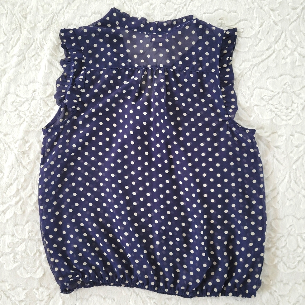 Polka dot sheer blouse - Picture 5 of 5